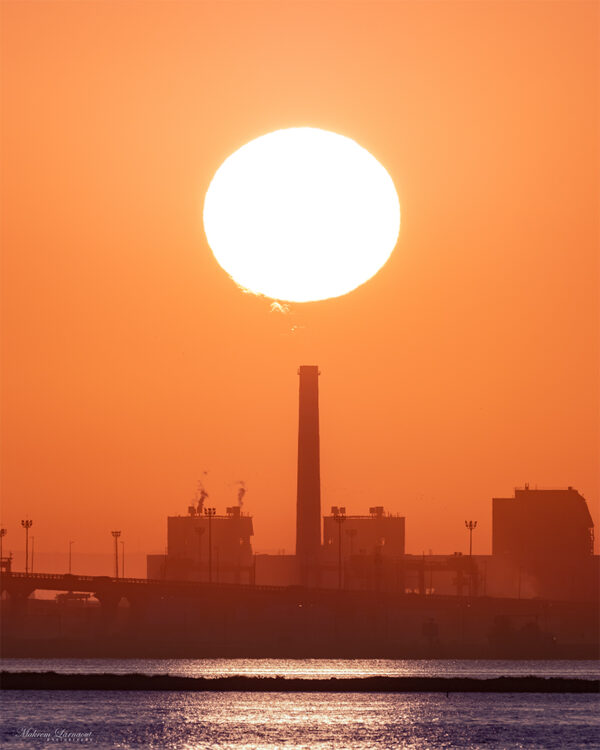 Cheminée steg tunis tunisie soleil couchant